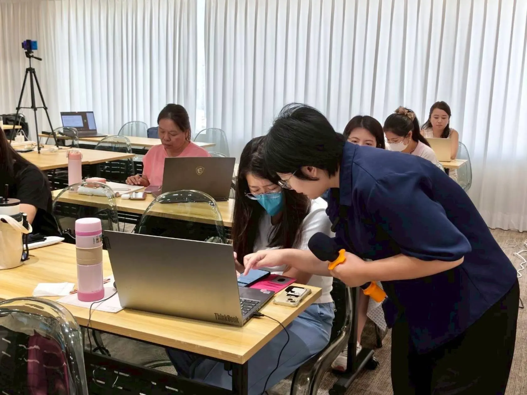 行銷課程回答同學問題